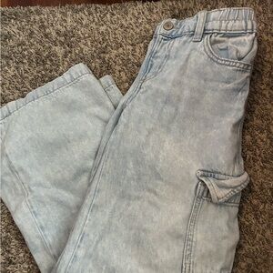 SO Light Girls Blue Baggy cargo pants size 10